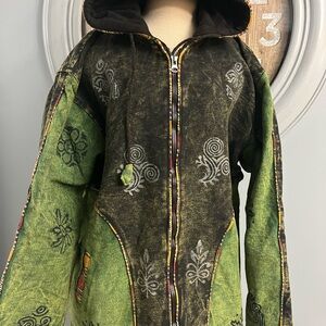 2–Green and Black Jacket